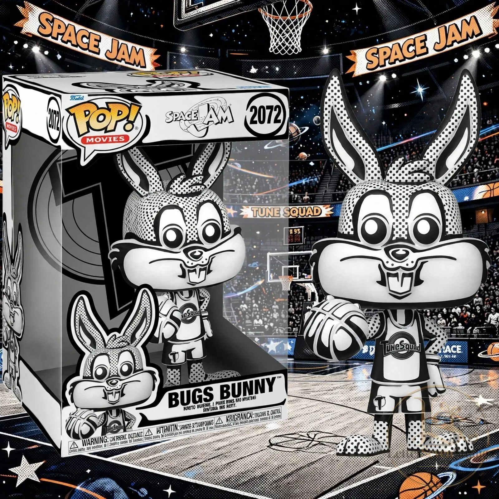 Funko POP Jumbo Bugs Bunny x Joshua Vides Space Jam Figure